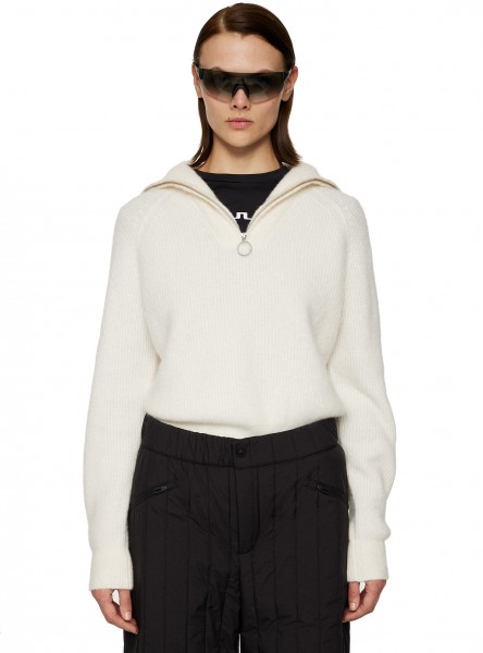 Finja Knitted Zip Sweater