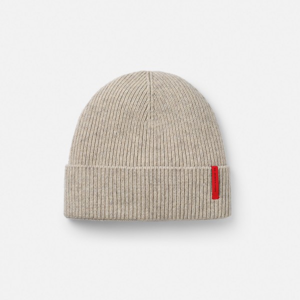 Cashmere Mix Rib Beanie